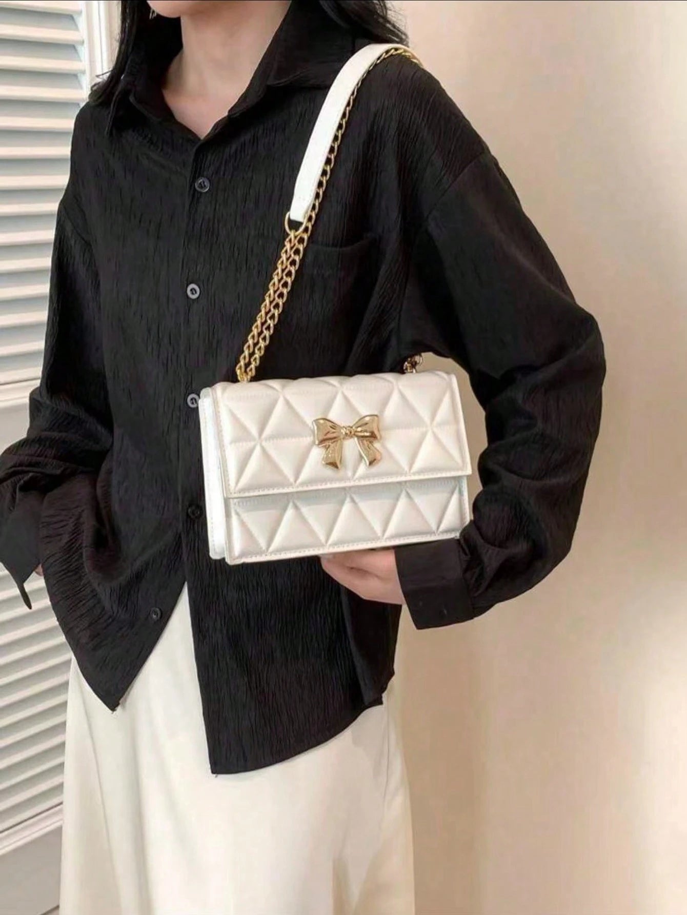 Women's Luxury Underarm Chain Shoulder Bag, Fashion Versatile Crossbody Bag, Fits Phone And Wallet, New Arrival