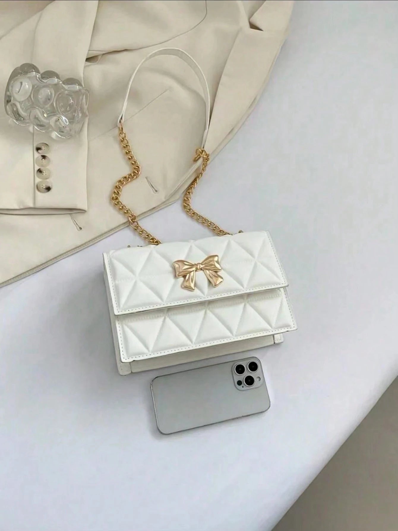 Women's Luxury Underarm Chain Shoulder Bag, Fashion Versatile Crossbody Bag, Fits Phone And Wallet, New Arrival