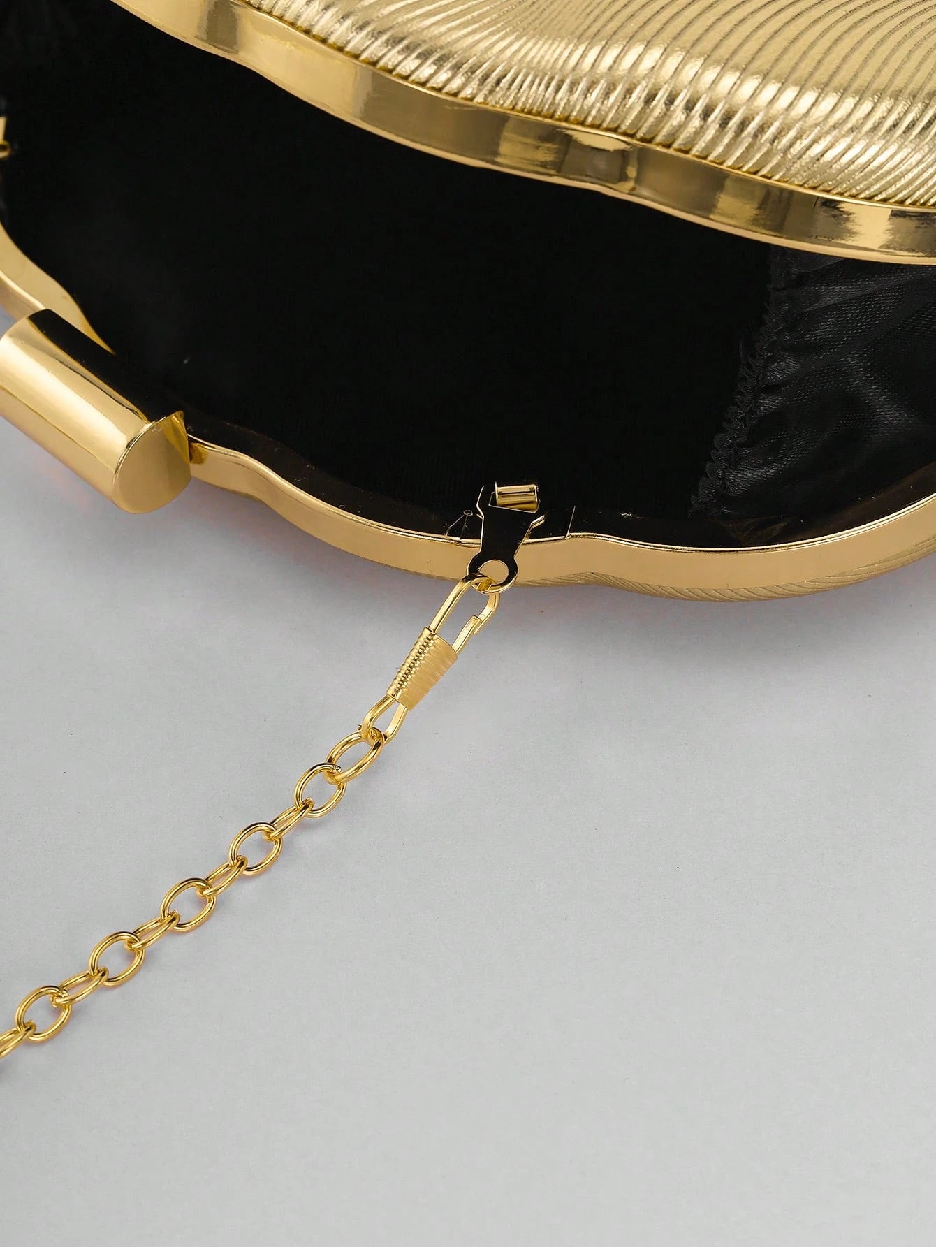 Women's Minimalist Shell Shaped Luxury Leather Clutch Bag, Elegant & Charming Evening Dress Purse, Wedding Items