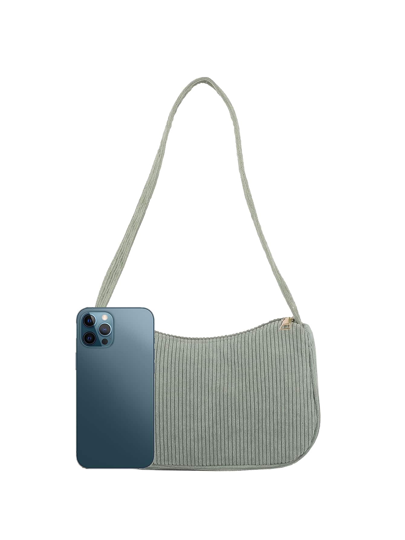 Women Shoulder Bag Minimalist Corduroy Bag, Perfectly Matching With Fall Outfits Women