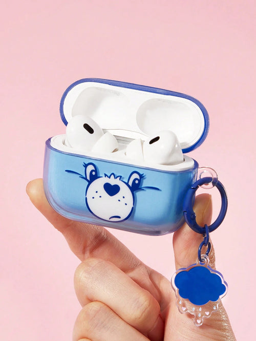 X Care Bears Rainbow Bear Rainbow Bear IML Bluetooth Headset Case With Rainbow Pendant Bluetooth Headset Case With Pendant, For IPod