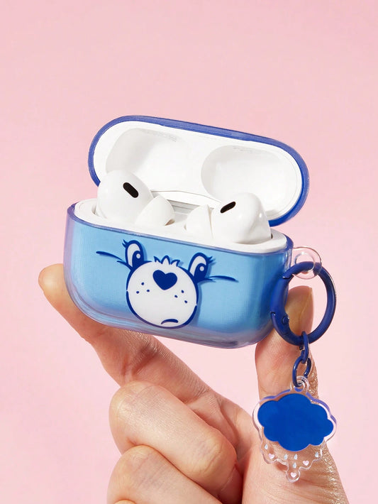 X Care Bears Rainbow Bear Rainbow Bear IML Bluetooth Headset Case With Rainbow Pendant Bluetooth Headset Case With Pendant, For IPod
