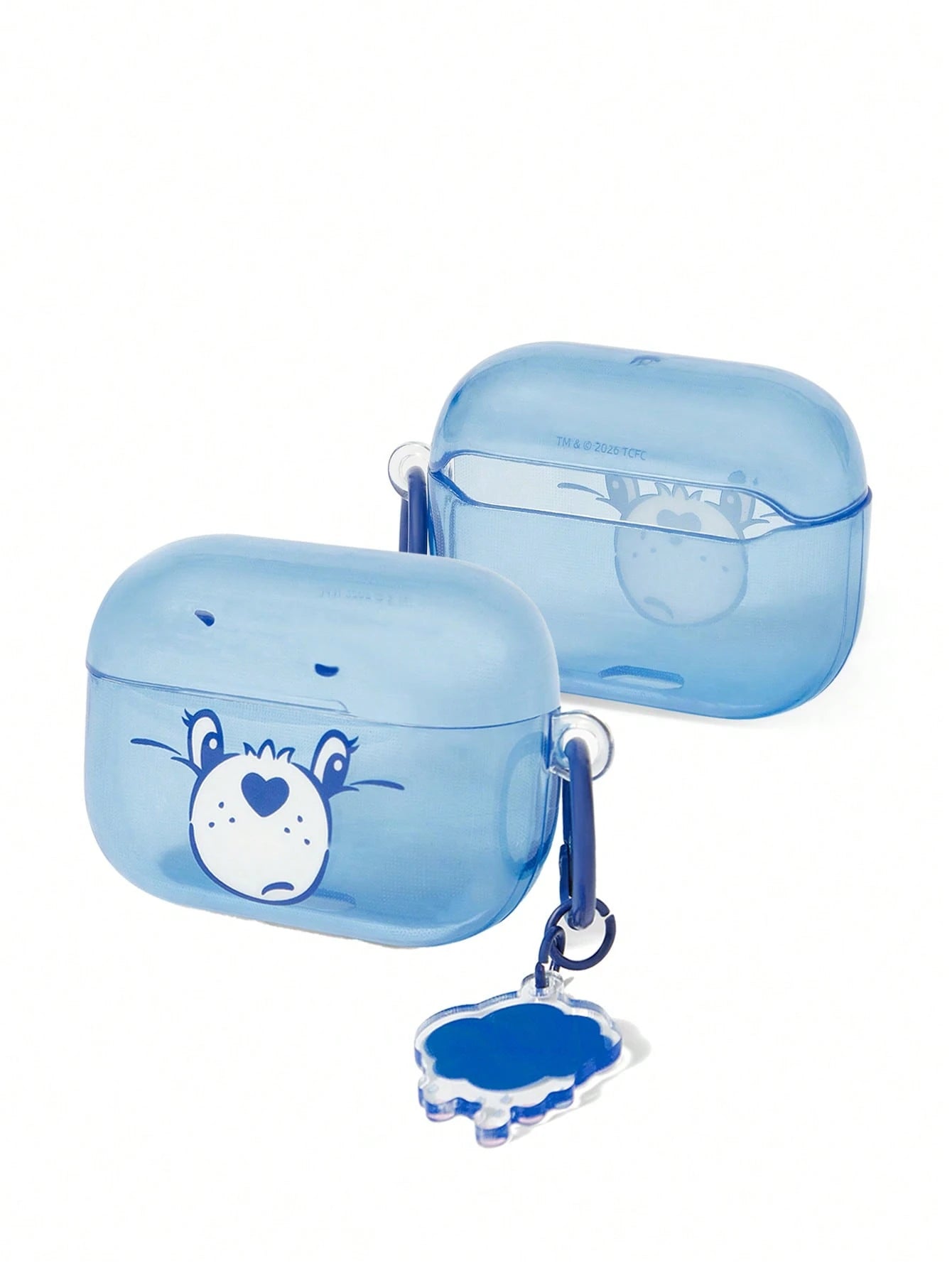 X Care Bears Rainbow Bear Rainbow Bear IML Bluetooth Headset Case With Rainbow Pendant Bluetooth Headset Case With Pendant, For IPod