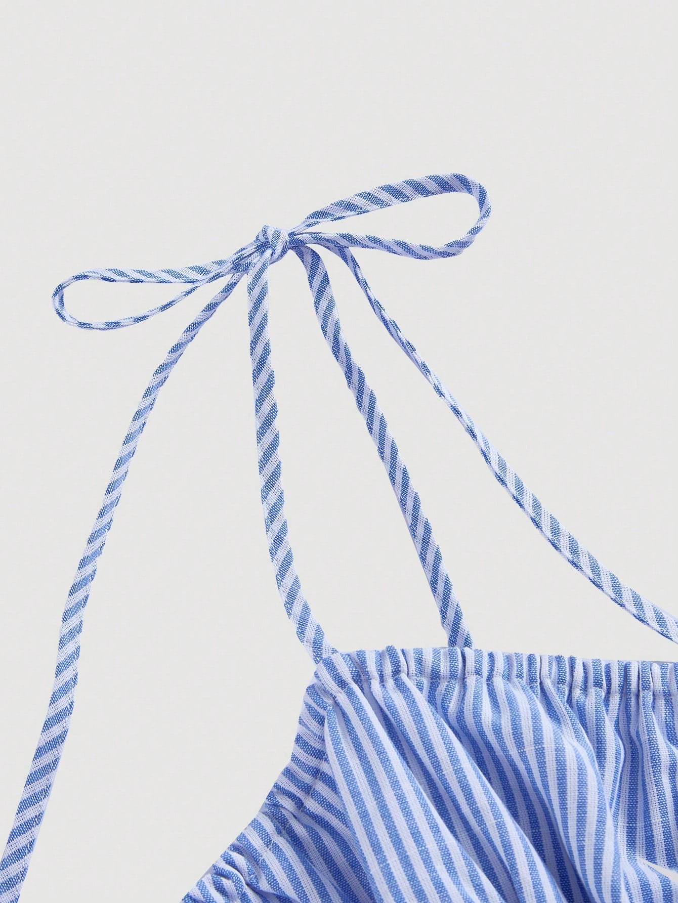 X YERIMUA MOD Women Square Neck Striped Knot Camisole Matched With High Waist Striped,Shorts,Summer Outfits Beach Vacation Blue And White Stripe Coastal Cute Casual