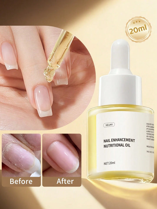 XEIJAYI 20ml Nail Nutrition Cuticle Care Oil, Plant-Based Nourishing Oil, Nail Conditioning & Moisturizing, Cuticle Care, Nail Care Tool Nails
