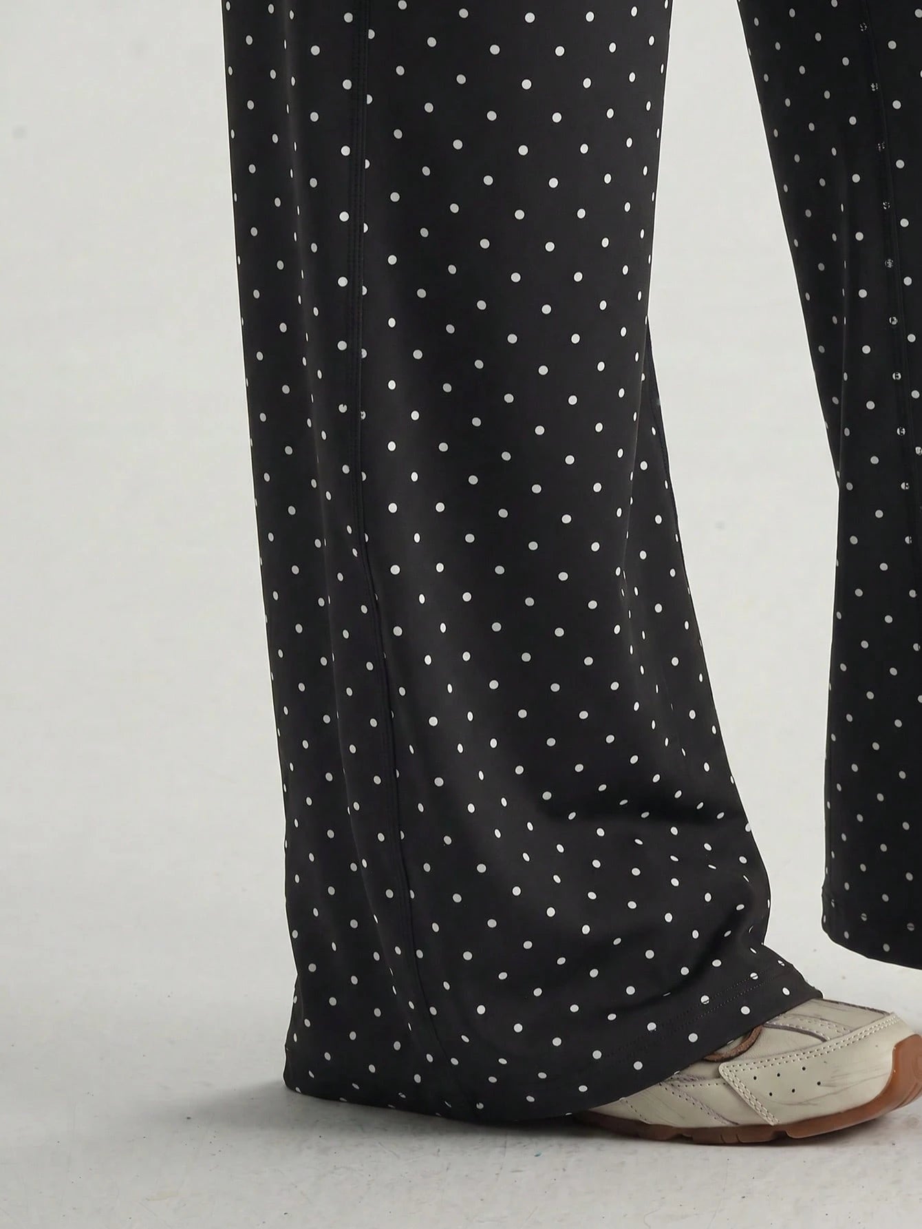 Y2K Polka Dot High Waist Butt-Lifting Wide Leg Pants Women's Summer Casual Vacation Outfit Sports, Athleisure, Aesthetic
