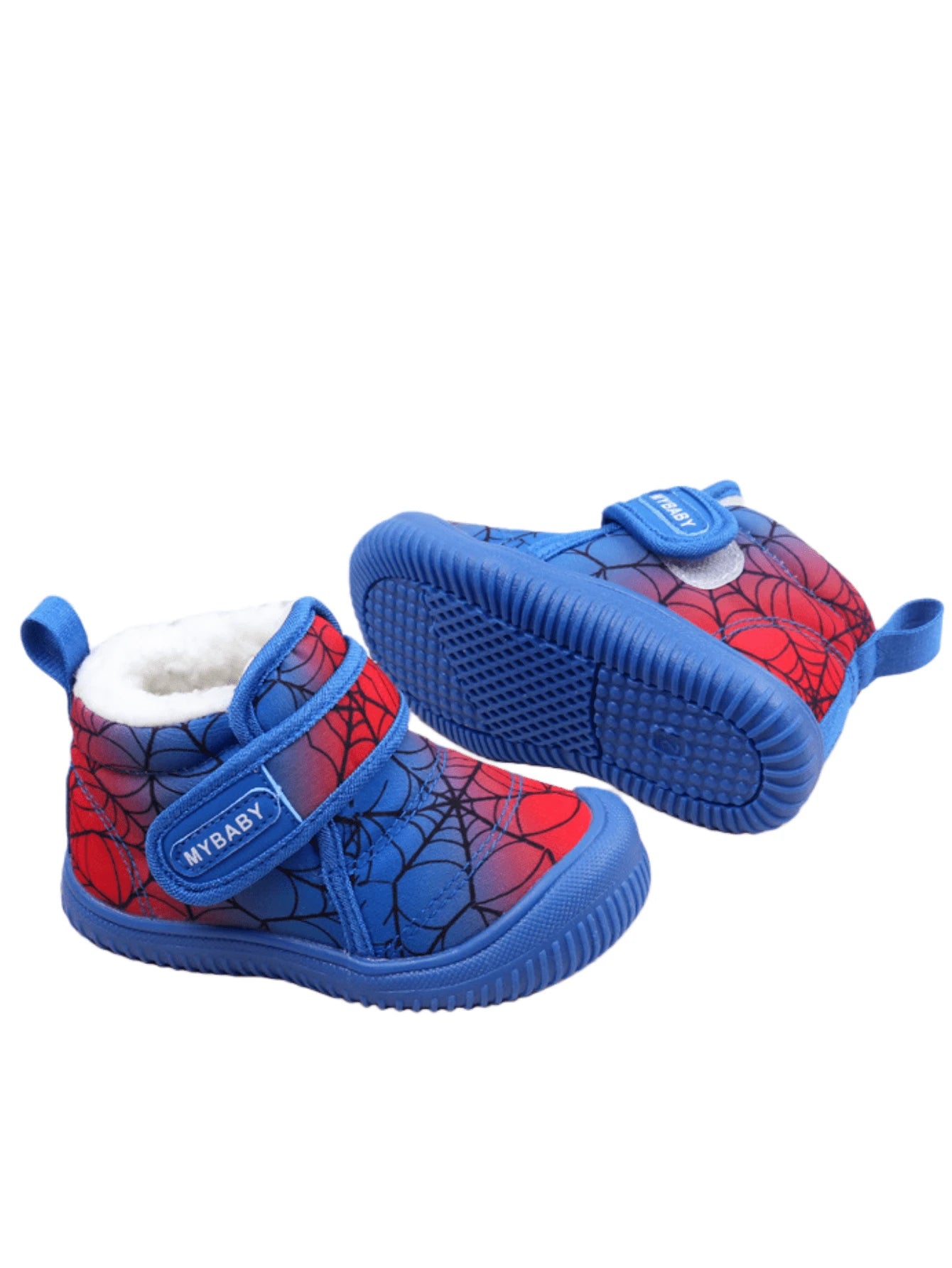 yibubu Blue Infant Boots, Unisex Infant Shoes, Warm & Comfortable, Minimalist & Fashionable, Soft Non-Slip Soles, Newborn Toddler Shoes