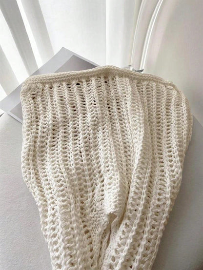Yogodlns Women's Fashion Crochet Hollow Shoulder Underarm Bag, Summer Beach Tote Bag, Bohemian Style Handbag